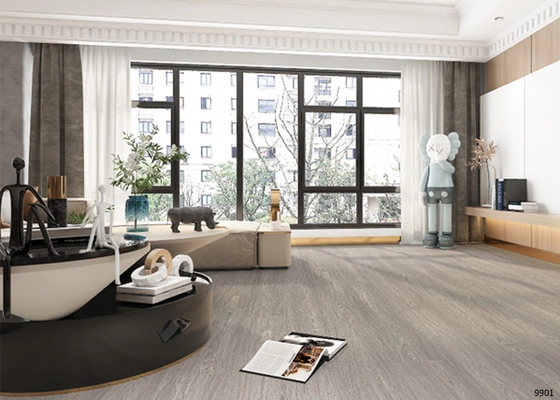 quality Luxury Interlocking SPC Commercial Vinyl Flooring Rigid factory