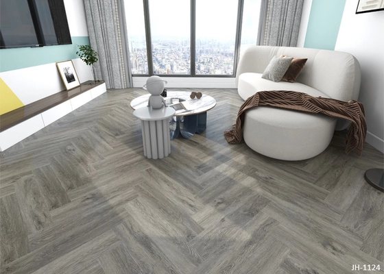 China Residential SPC Herringbone Floor Hotel BP Texture