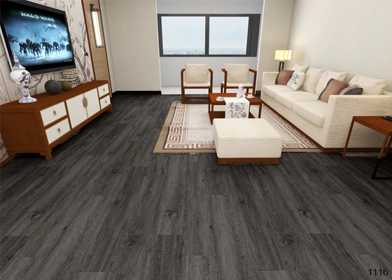 China 5-8mm Luxury Rigid SPC Vinyl Click Flooring Sound Insulation
